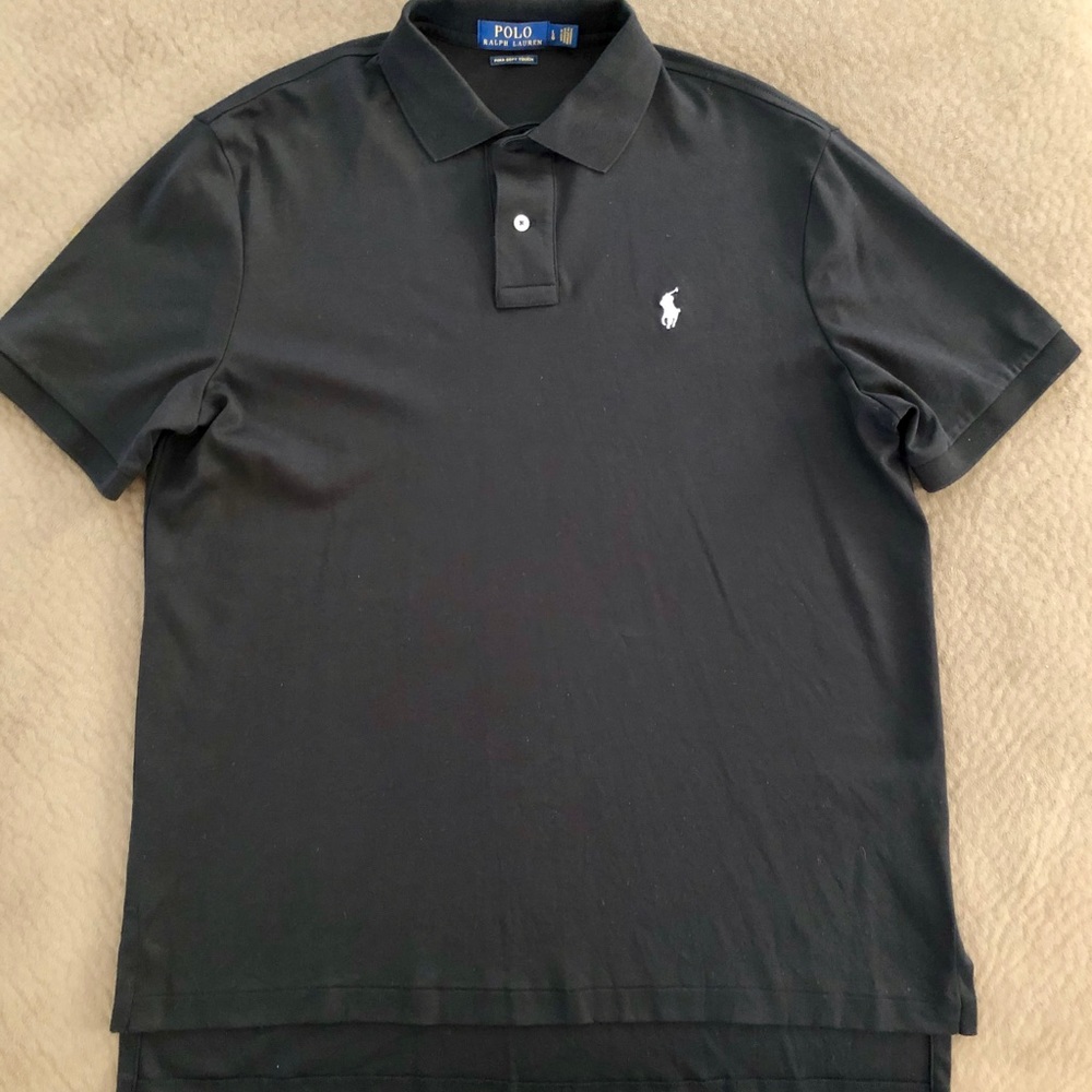 Ralph Lauren Polo Black Pima Soft Touch Large